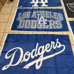 Los Angeles Dodgers Flags 3 By 5ft