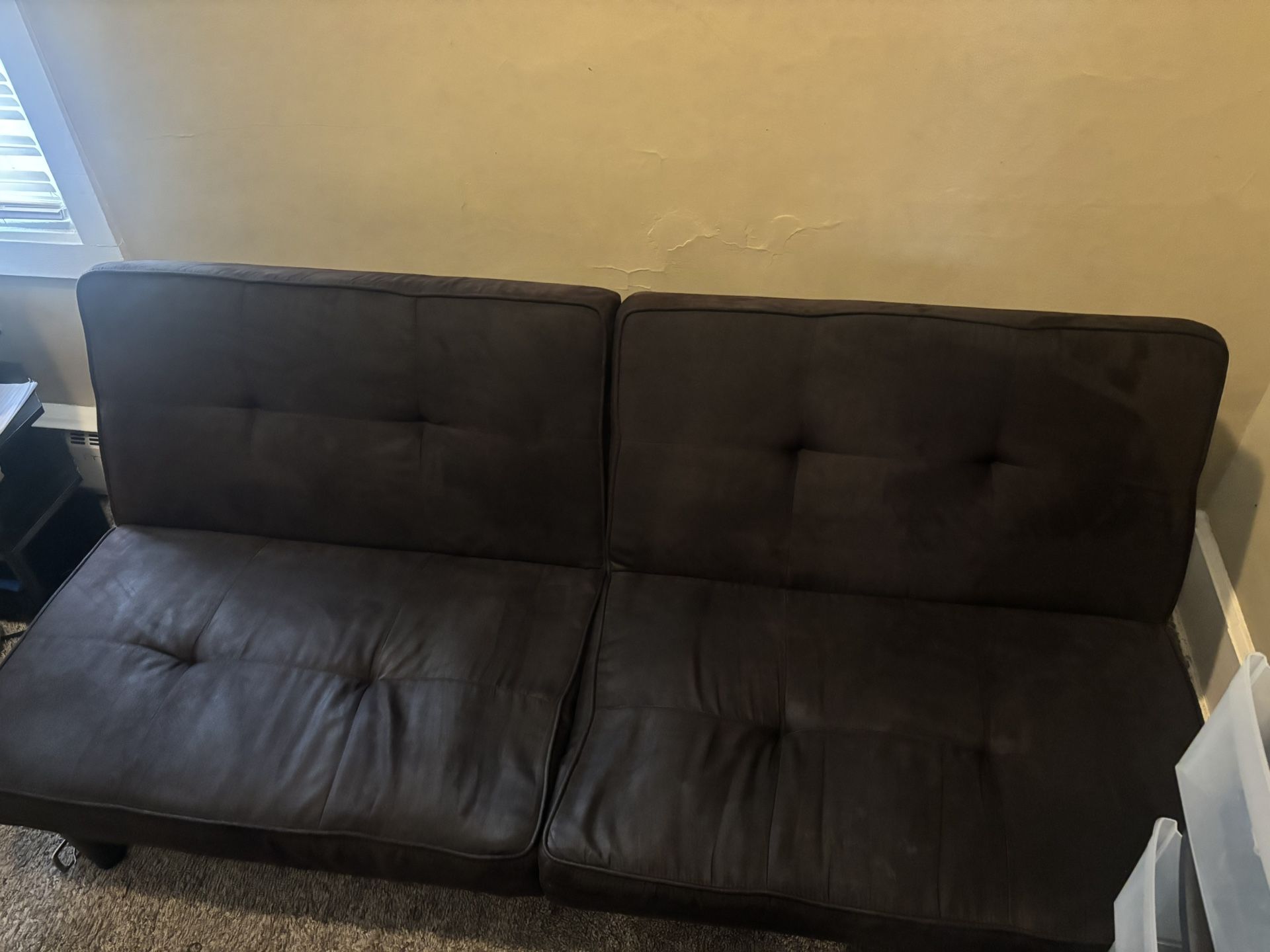 Suede Futon