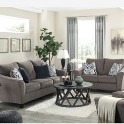 Nemoli Slate Living Room Set ( sectional couch sofa loveseat options