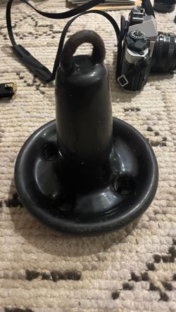 vintage Vinyl Coated 10 LB Mushroom Boat Anchor