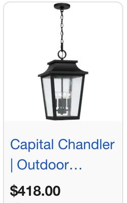 Capital Chandler Outdoor Hanging Lantern