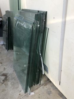 3/8 thk Glass various sizes