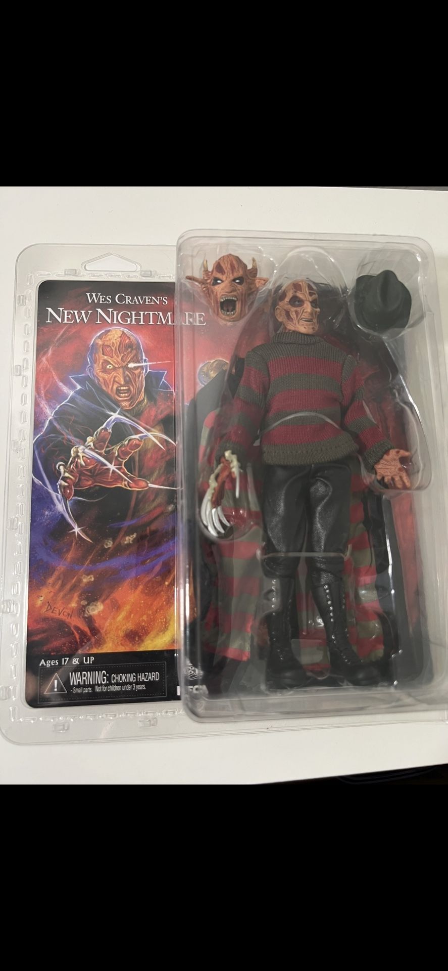 Freddy Krueger Wes Cravens New Nightmare NECA Figure