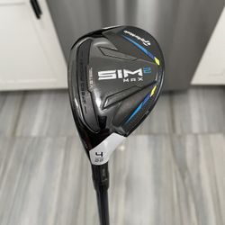 TaylorMade SIM 2 Max 4 Rescue 22° w/ Cover, Fujikura Ventus 6-R Flex, 40.5” LH - STILL AVAILABLE 