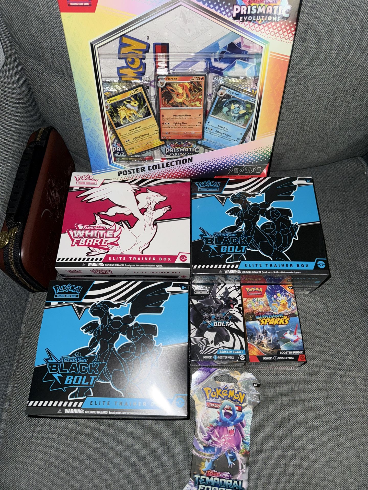 TCG Pokemon Card Bundle Set Booster Etbs And Poster Collection 