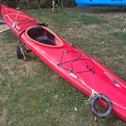 2 Kayaks With Paddles And Extra