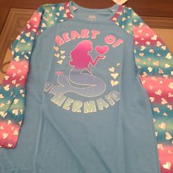 Girls Nightgown Heart Of A Mermaid