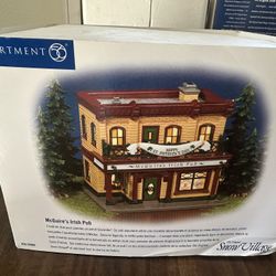 Department 56 McGuire’s Irish Pub 