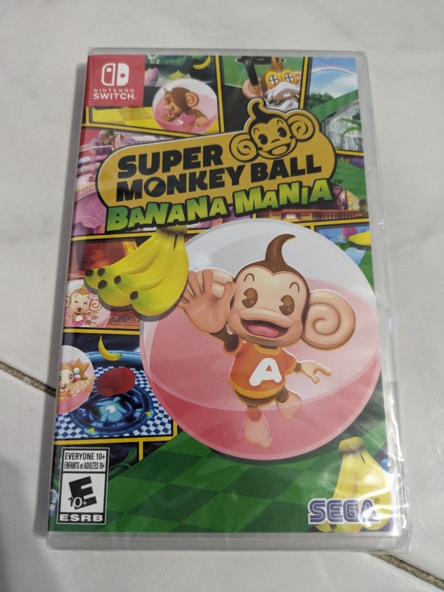 Super Monkey Ball Banana Mania For Nintendo Switch 