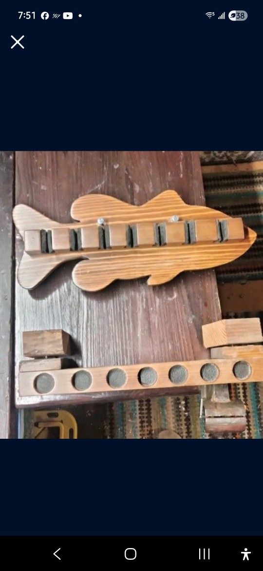 Custom Made Fishing Rod Holder