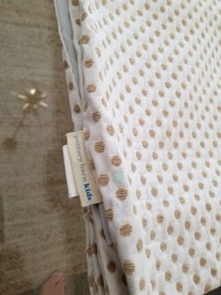 1 CURTAIN PANEL - Pottery Barn Kids Khaki Audrey Chenille Dot Blackout Curtain Panel Drape 84”