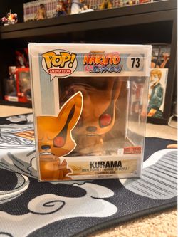 Kurama Pre Release Funko Pop 73 with Pop Protector Naruto
