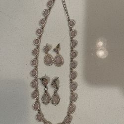 Jewelry, Macy’s Necklace & 2 Pairs earrings