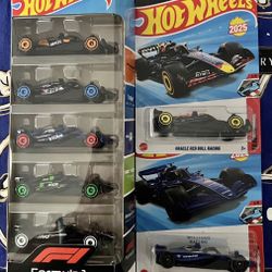 Hot Wheels Formula 1 5pk, Red Bull Racing & Williams Racing Formula 1