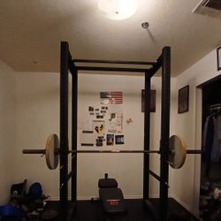 Rogue Monster Lite And Ajustable Tru Grit Bench