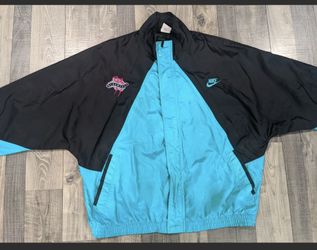 Vintage 90's Nike Gray Tag 93 Bloomsday Nylon Windbreaker Jacket Size XL