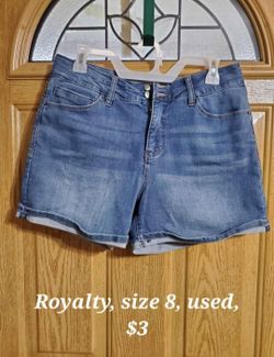 Women's Jean Shorts, Used, Look At Pix For Sizing, $3 Each