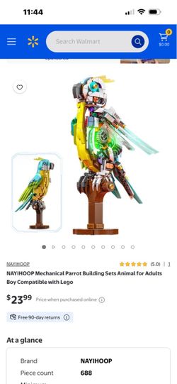 New Mechanical parrot 688+ PCS