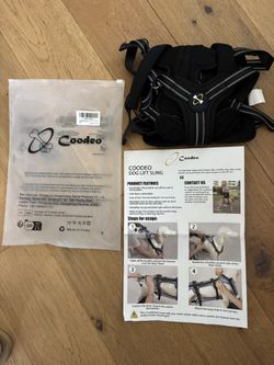 *NEW*. COODEO DOG LIFT HARNESS SIZE MEDIUM