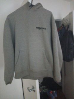 Fear of God Essentials Grey Pullover Hoodie
