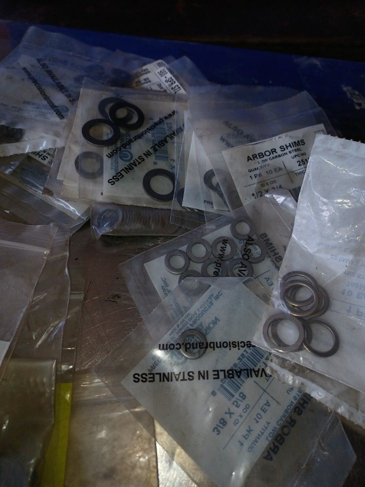 Arbor Shims - Over 300 Pieces
