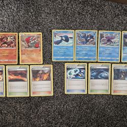 Pokemon Cards Groudon & Kyorge 