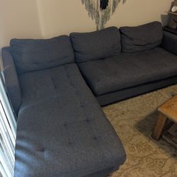 Small Gray Couch With Chaise 