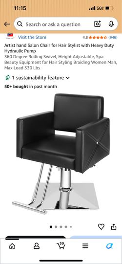 Salon chair