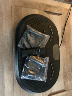 Vibration Balance Board with Remote and Accessories