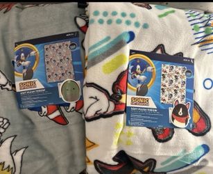 Sonic Set Of 2 Blankets 