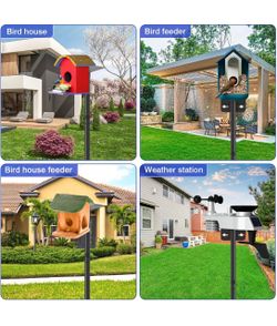 （New）80 Inch Adjustable Bird Feeder Pole