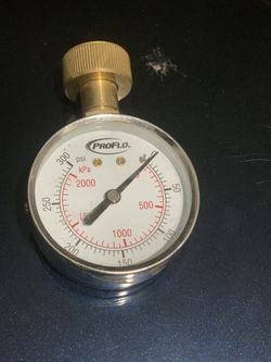 PROFLO 2-1/2" Water Test Gauge 0-300lb