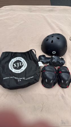 XJD kids boys helmet and protective gear