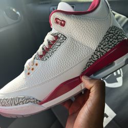 Jordan 3 Cardinal Red Size 11 DS