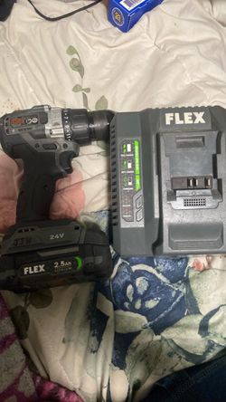 Flex hammer drill with charger