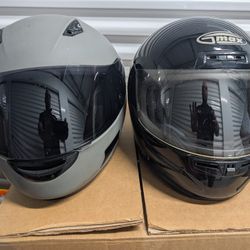 2 Helmets $25