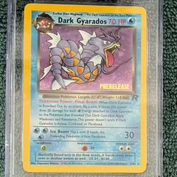 Pokemon Graded Dark Gyrados Prerelease 