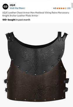 Costume chest plate for medieval / ren faire