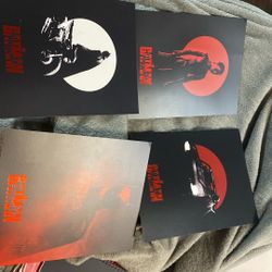 The Batman Little Caesars Collab Promo Movie Poster Complete Set of 4 Bundle