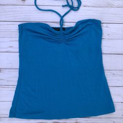 Forever 21 Turquoise Halter Top
