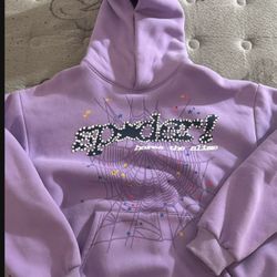 Spider Hoodie Purple Size XL