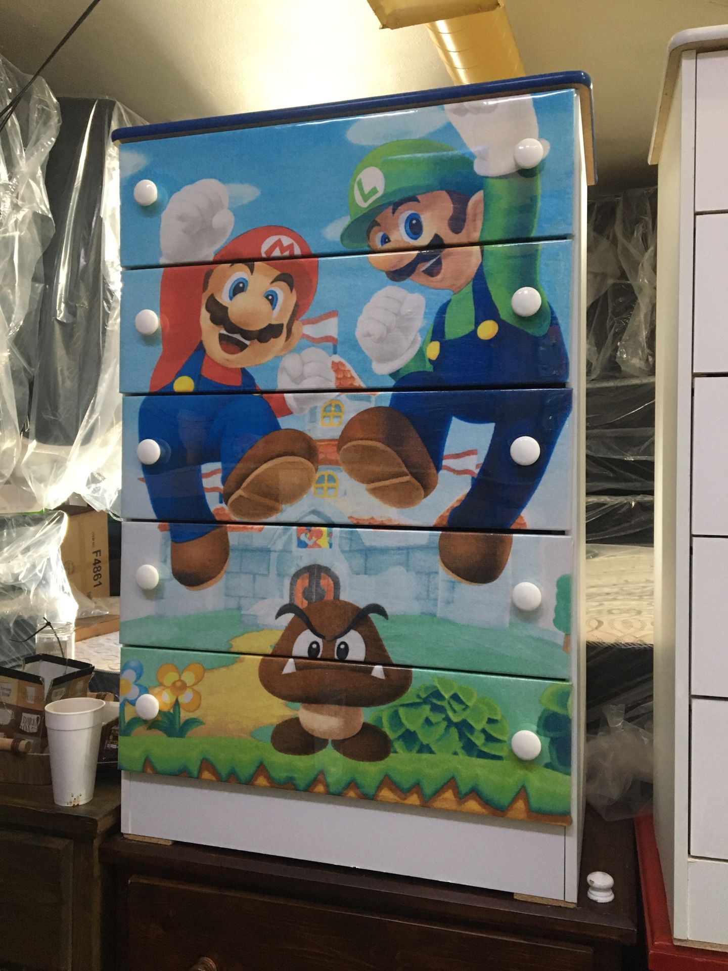 Chest 5 Drawers In Any Color New