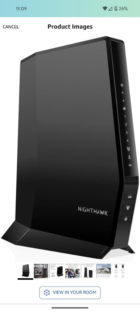 Cable Modem - Router Combo Works w Xfinity - Super Fast Modern