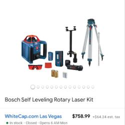 Bosch Self Leveling Rotary Laser Kit