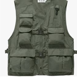 Unisex Breathable Fishing Vest, Photography Vest Or Hunting Best