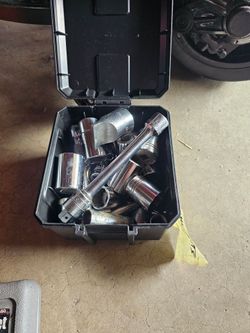 Small box filled with different sockets