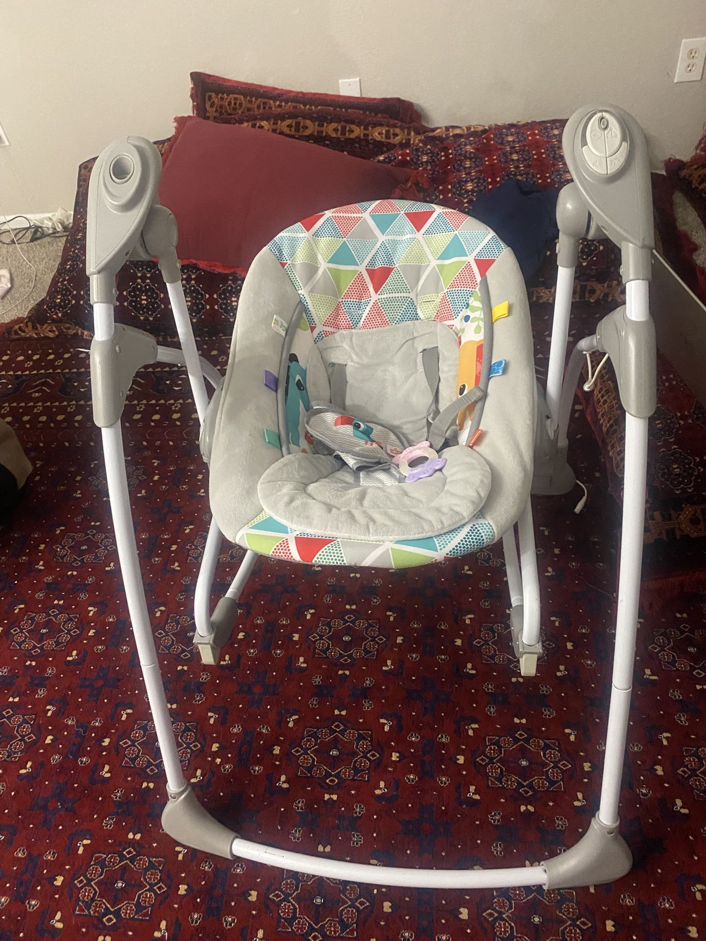 Baby Electric Swing With Swing Button And Song