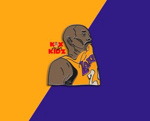 Kobe Bryant Lakers Enamel Pin