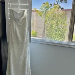 Galina Strapless Beaded Wedding Dress 