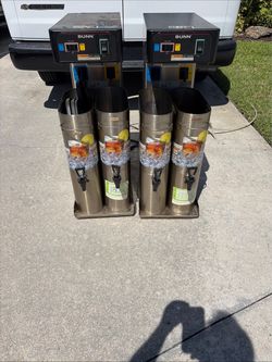 Bunn twin tea brewer system